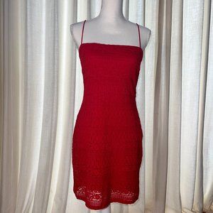 Kimchi Blue sexy RED HOT lace dress, Size L